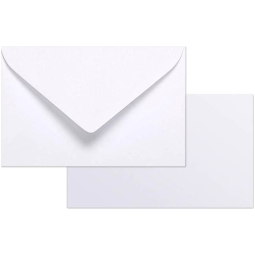ISCHIA CARTONCINO CON BUSTA 9X14CM 100/100  BIANCO