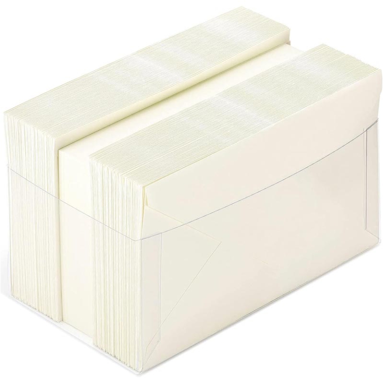 ISCHIA CARTONCINO CON BUSTA 9X14CM 100/100 AVORIO