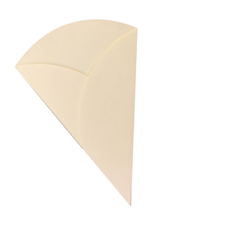 CONETTO PORTARISO APERTO 25PZ BIANCO PERLA