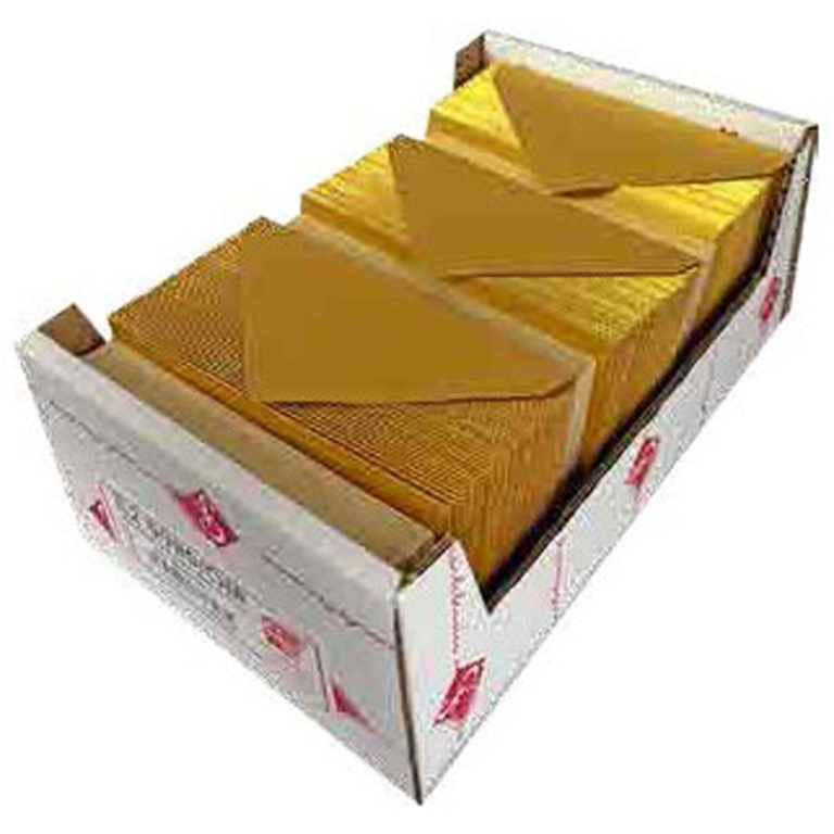 CARTONCINO CON BUSTA 9X14CM 150PZ ORO METALLIZATO