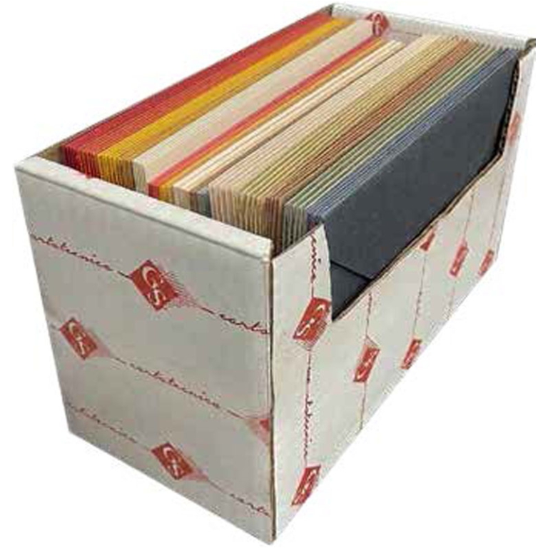 CARTONCINO CON BUSTA 12X18 50PZ 10 COLORI FANTASIA