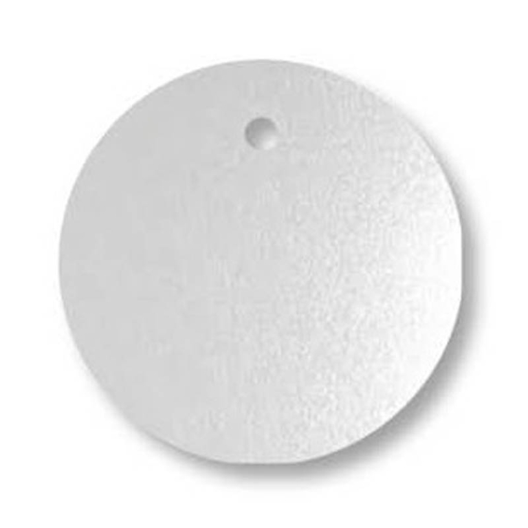 TAG CERCHI BIANCO PERLA 120PZ PREFUSTELLATI 4CM