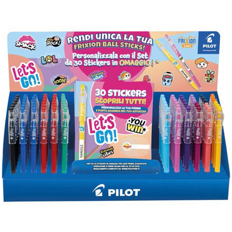 EXPO PILOT FRIXION STICKS 96PZ+96PZ ETICHETTE OMAG