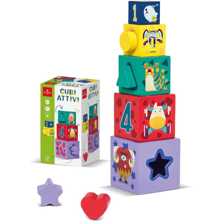 CUBI ATTIVI IN LEGNO 24+ MESI 2