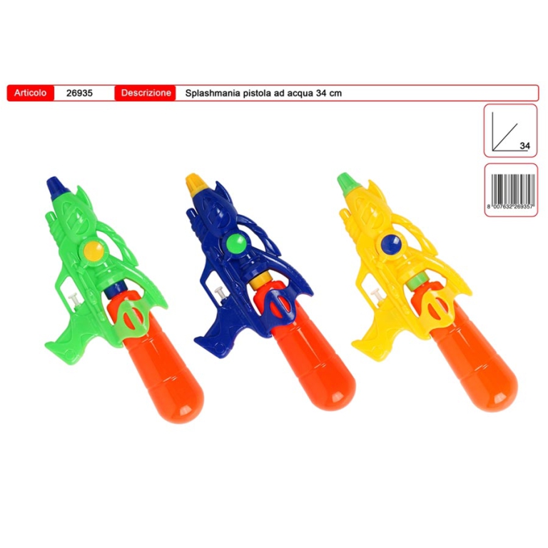 PISTOLA AD ACQUA 34CM