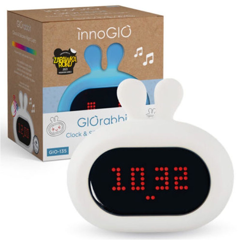 OROLOGIO E LAMPADA NOTTURNA SILICONE 16X9X16,5CM