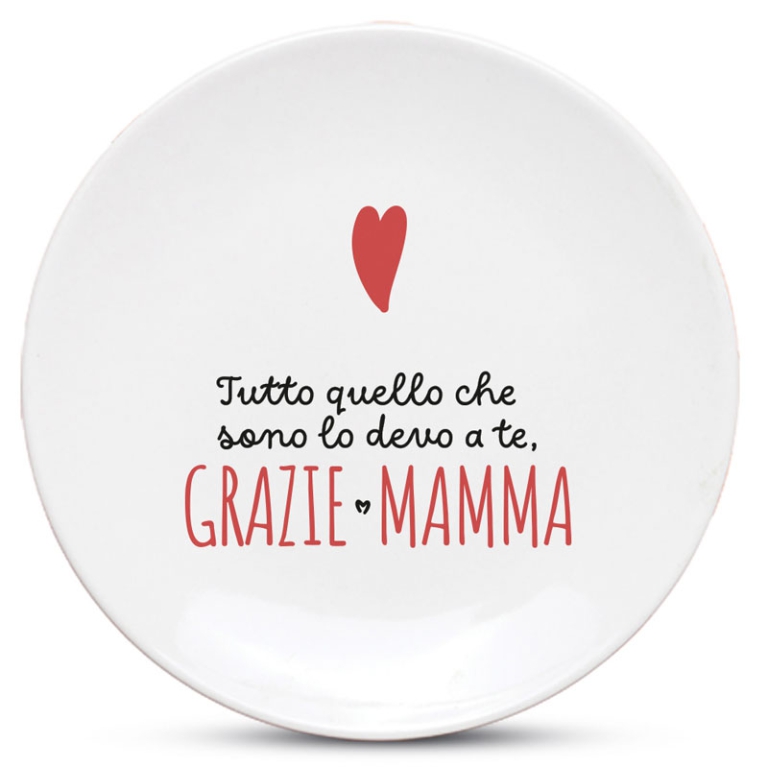 PIATTINO PORTA OGGETTI   GRAZIE MAMMA 15,5CM 3