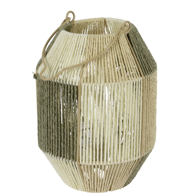 LANTERNA H34CM MANICO IN METALLO