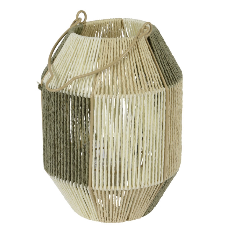 LANTERNA H25CM MANICO IN METALLO