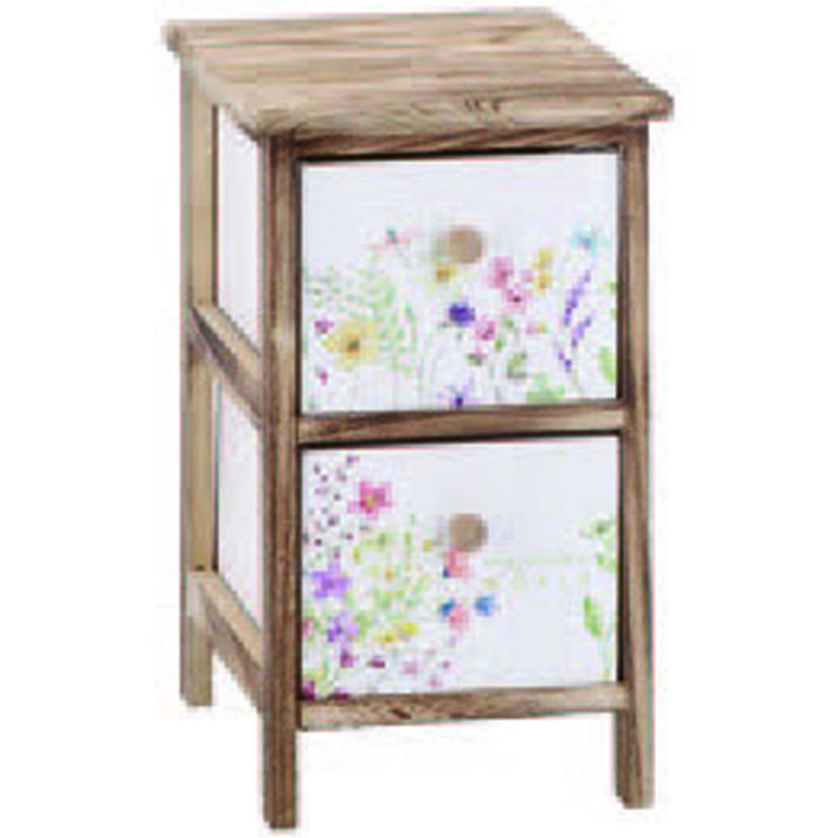 MOBILETTO 26X32H45CM LEGNO 2 CASSETTI 2