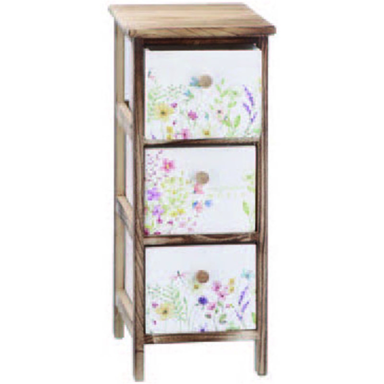 MOBILETTO 26X32H63CM LEGNO 3 CASSETTI