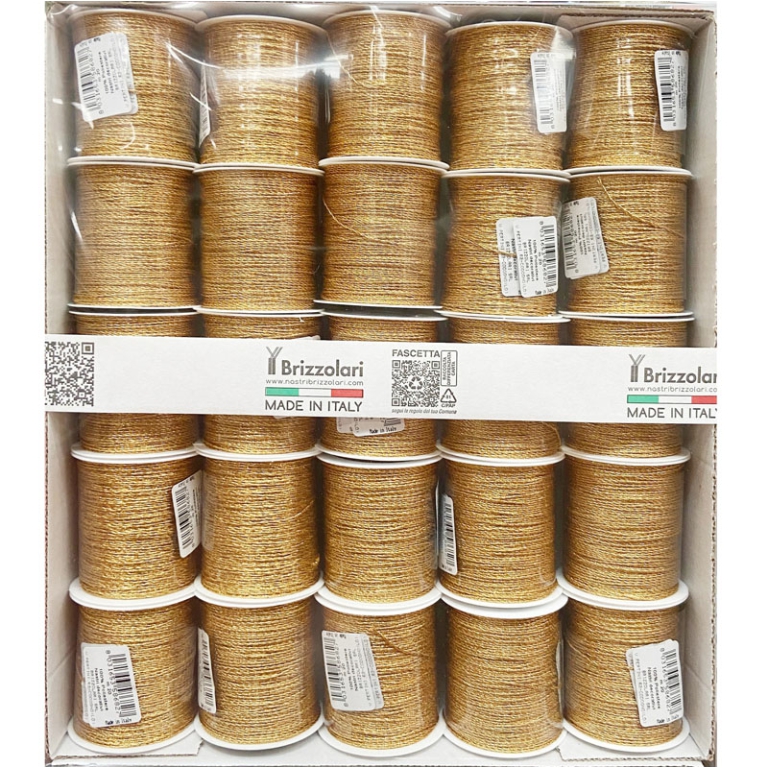 CORDONCINO 2 CAPI 20MT ORO M83 832 25PZ
