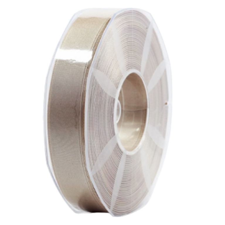 NASTRO DOPPIO RASO H25MM  50MT CARAMELLO