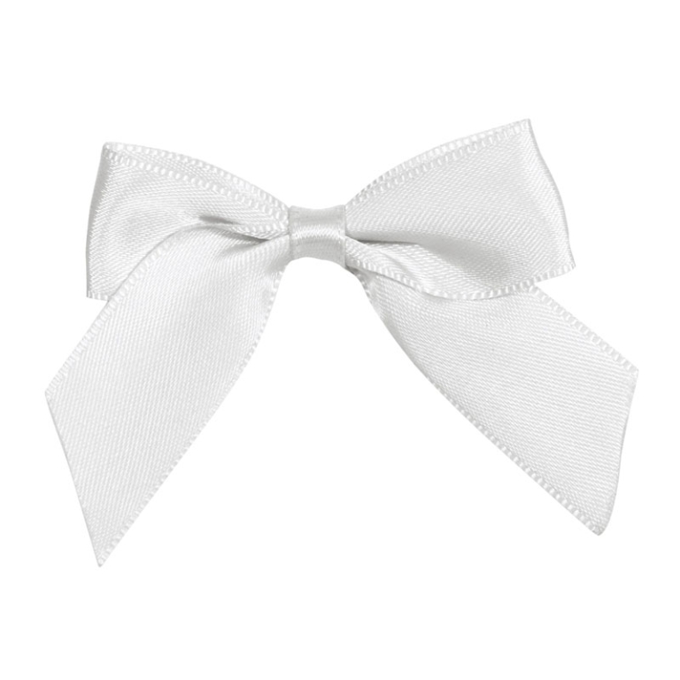 FIOCCO SATIN 24PZ 6CM    BIANCO