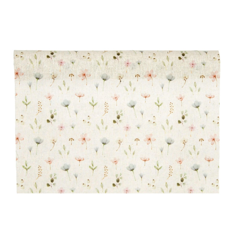 RUNNER TESSUTO 48CMX1,8MT DELICATE FLOWERS