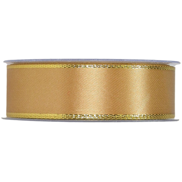 NASTRO SATINÈE 25MMX25MT ORO BORDATO ORO