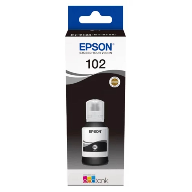 TANICA INKJET EPSON 102 NERO ORIGINALE 127ML