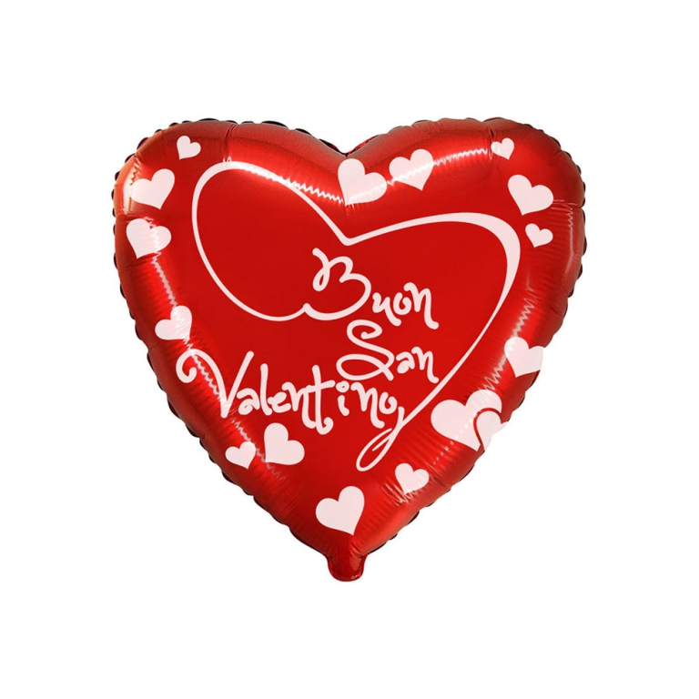 PALLONCINO MYLAR 46CM    CUORE BUON S.VALENTINO